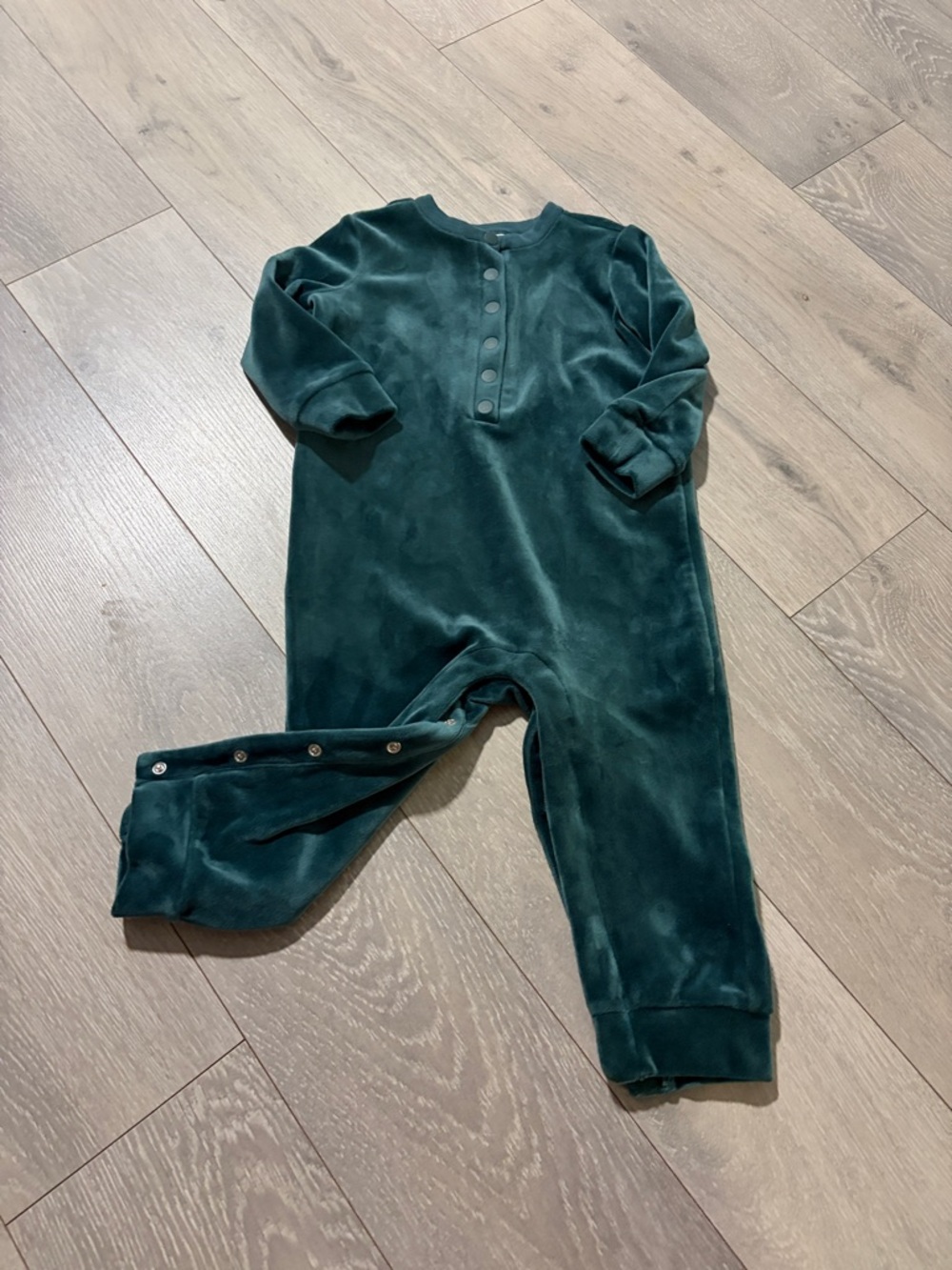 Hanna Andersson Deep Teal Green Baby Top